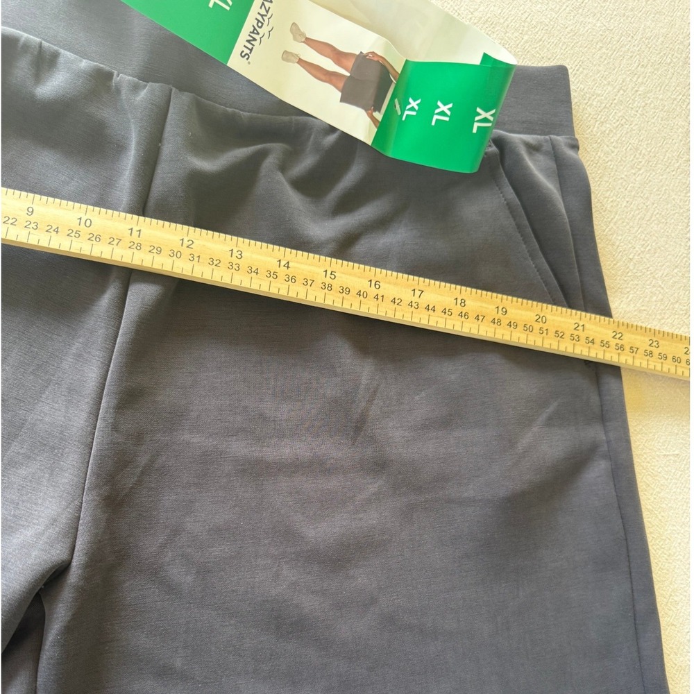 NWT Lazypants Shorts Womens S Gray Lounge Casual Elastic Waist Pockets Relaxed - Picture 8 of 11